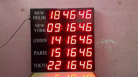 The World Clock Live With Seconds .